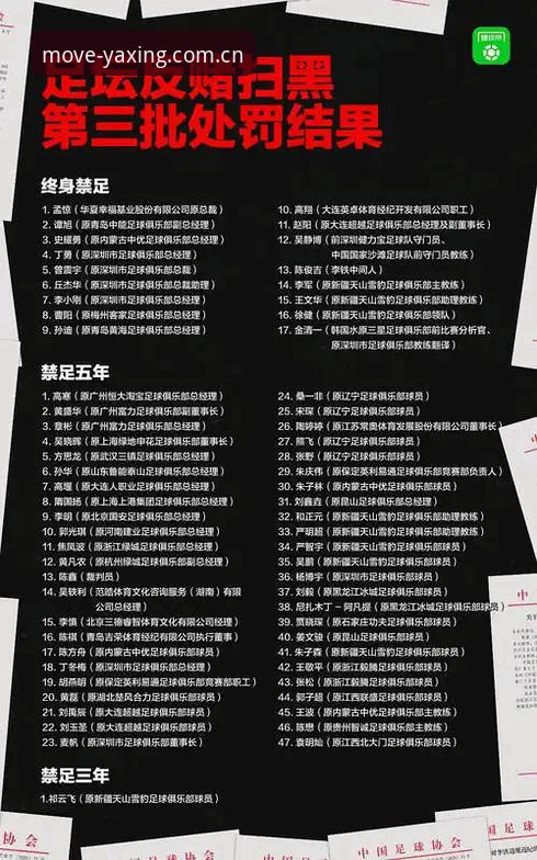 中国足协第三批禁足名单深度解读——在亚星体育平台追踪足球纪律案件的操作教程